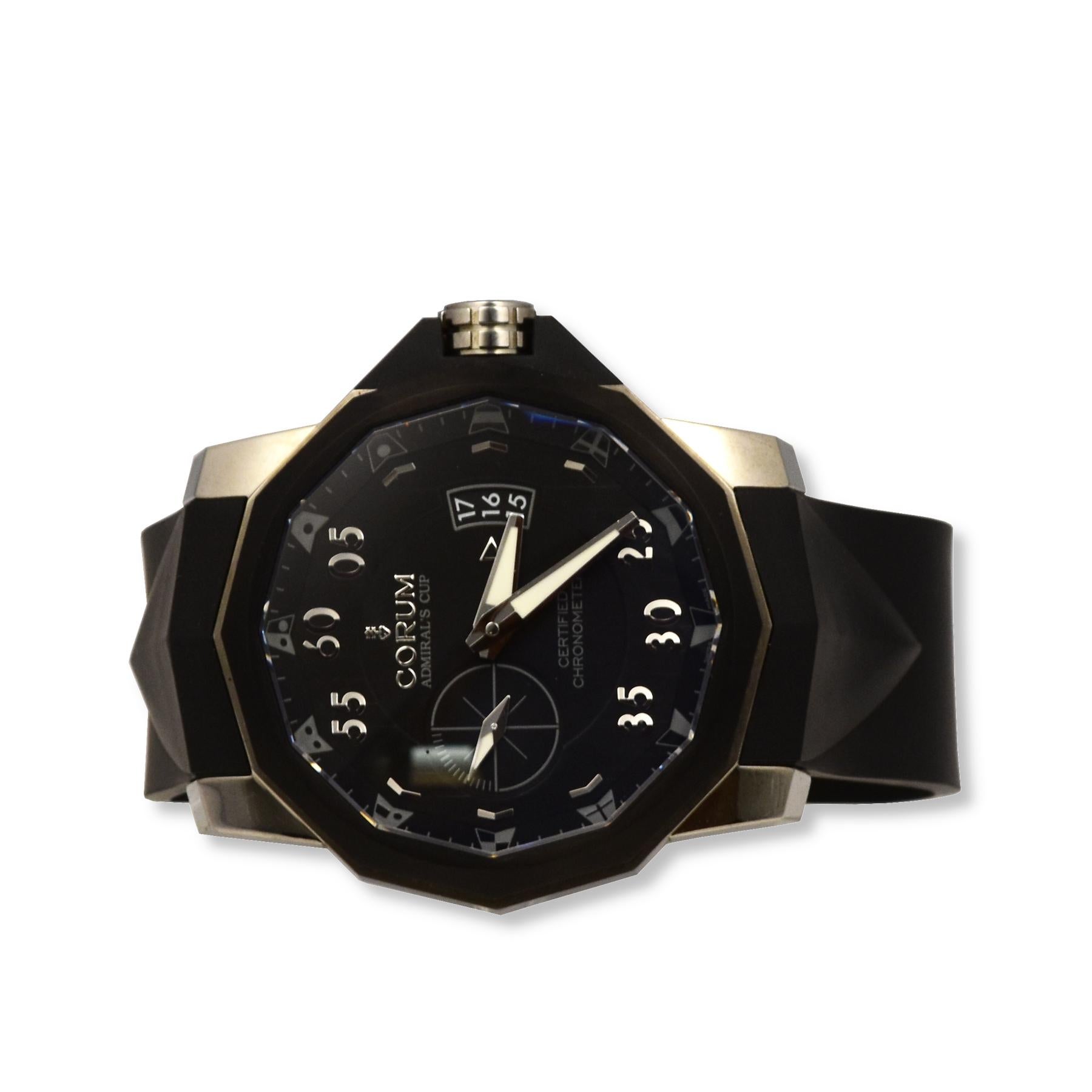 Corum Admirals Cup Seafender 48 Centro Limitierte Auflage im Zustand „Gut“ im Angebot in Miami, FL