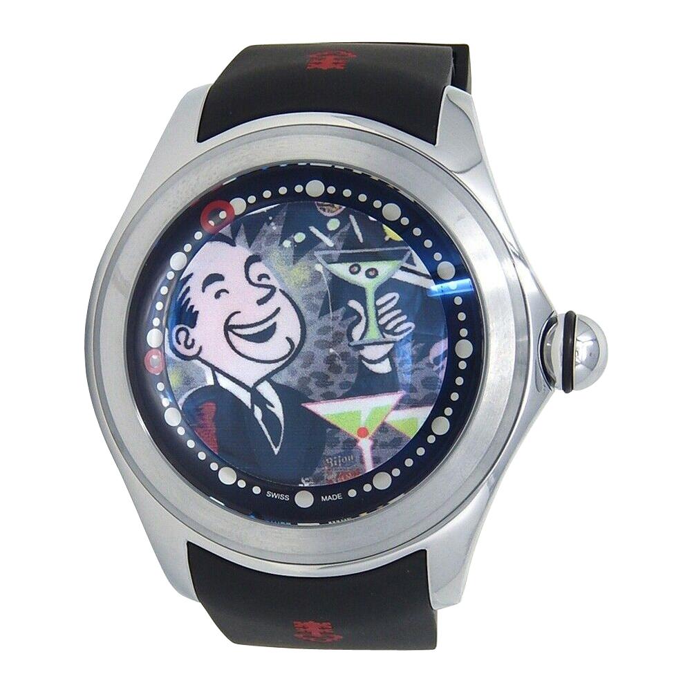 Corum Big Bubble Magical Pop de la Nuez Titanium Automatic Mens Watch L390/03635 For Sale