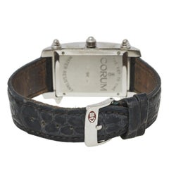 Corum Black 18K White Gold Diamond Pave Moonlight Women's Wristwatch 25