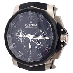 Used CORUM Black Titanium Admiral's Cup Chronograph 48 Automatic Watch