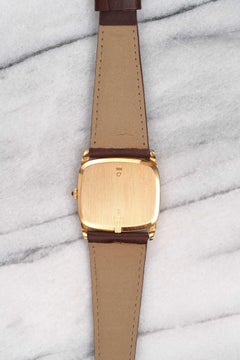 Corum Brown Dial Watch in 18K Yellow Gold, 1970s