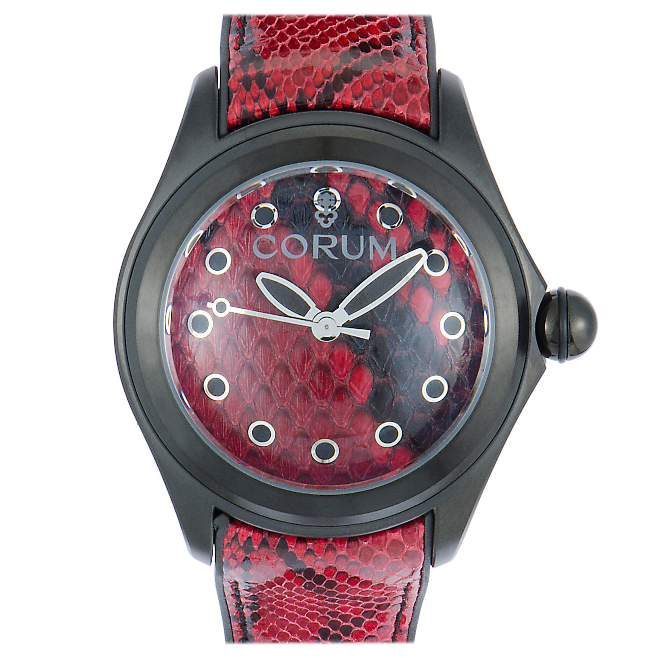 Corum Bubble 47 Red Python Watch L082/02981, 082.310.98/0335 PR01