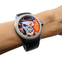 Corum Bubble Baron Samedi Watch Collectible Original Box