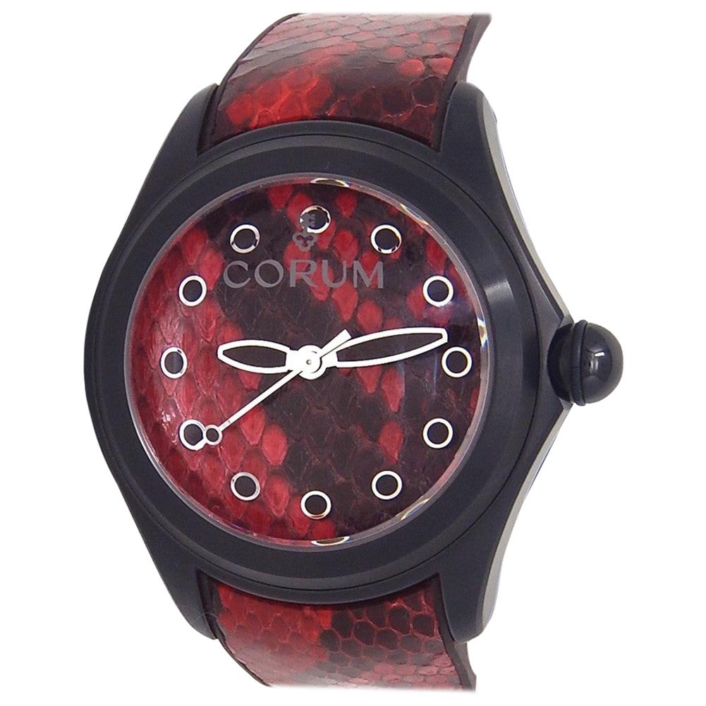 Corum Bubble L082/02981, Red Dial, Certified and Warranty