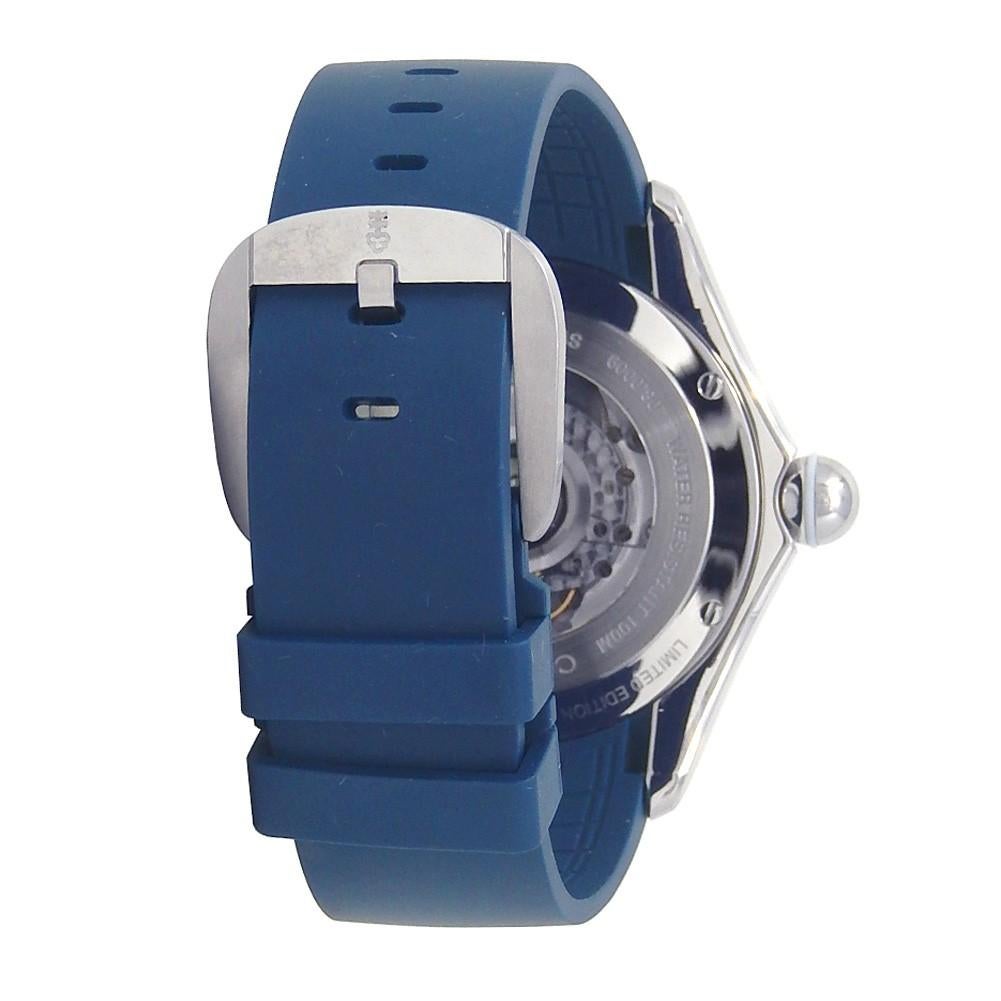 Corum Bubble L082/03263, Blue Dial, Certified and Warranty In Excellent Condition In Miami, FL