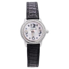 Corum Bubble Mother of Pearl Dial Diamond Women's Quartz Watch