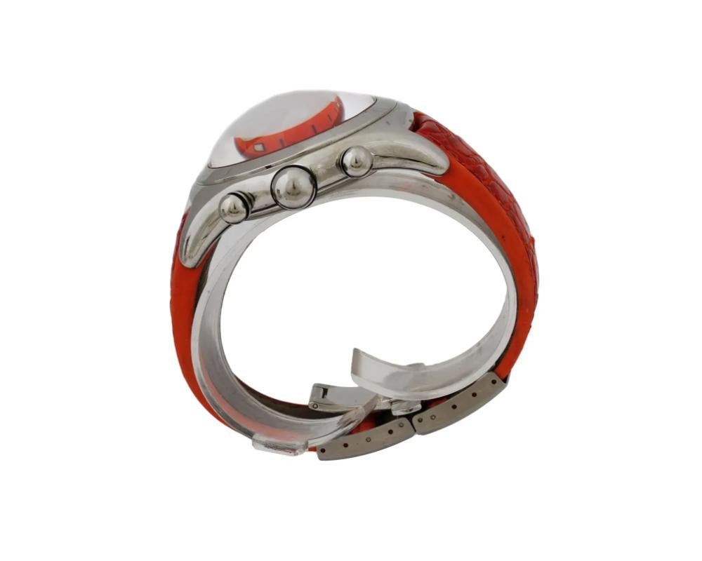 Corum Bubble Orange Chronograph Wristwatch Iob 1