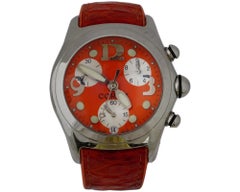 Corum Bubble Orange Chronograph Armbanduhr Iob