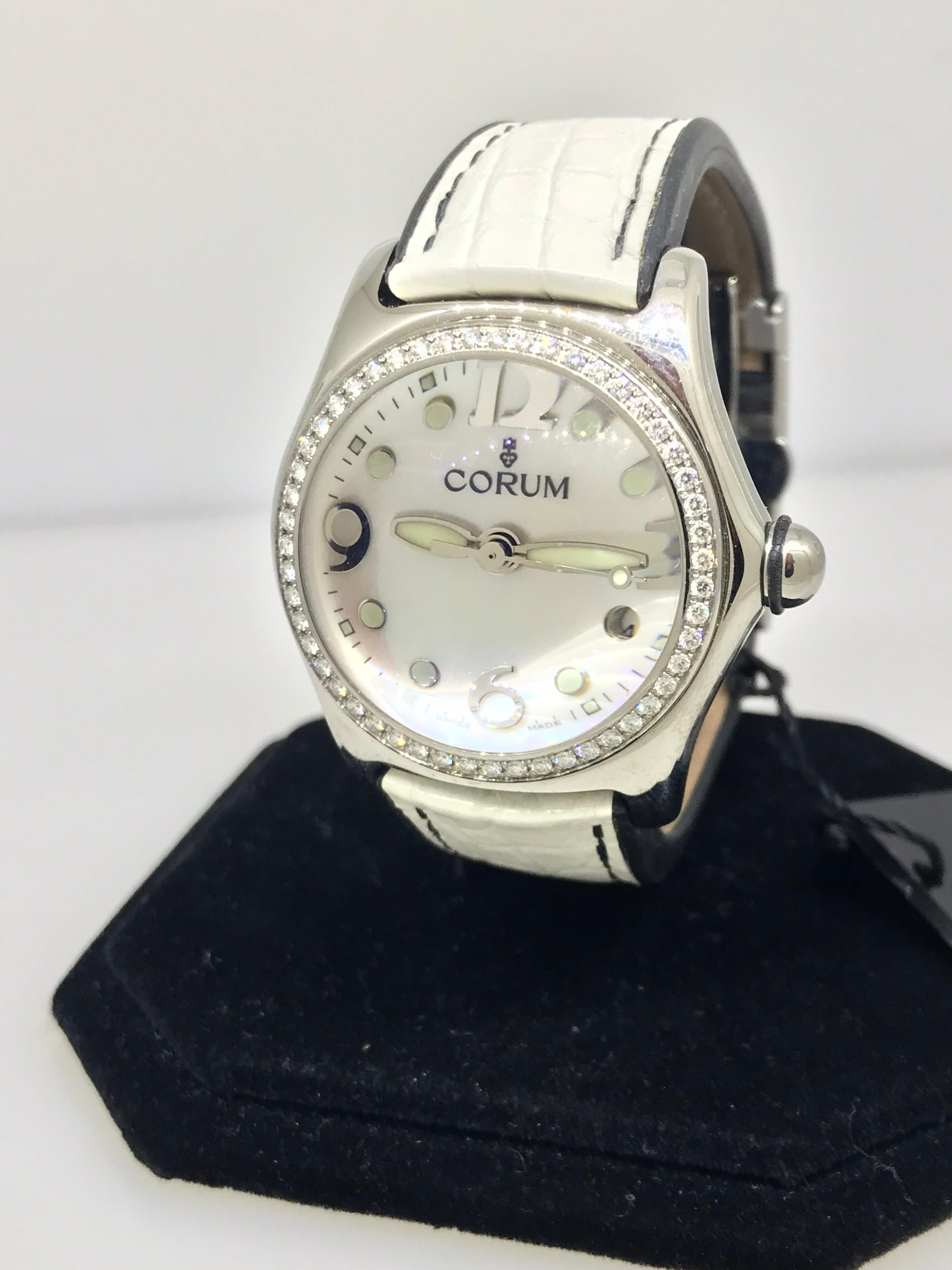corum bubble diamond watch