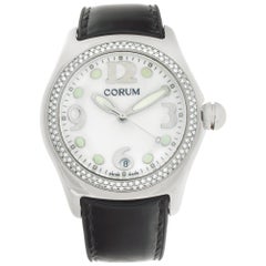 Used Corum Bubble stainless steel Quartz Wristwatch Ref 163.150.20