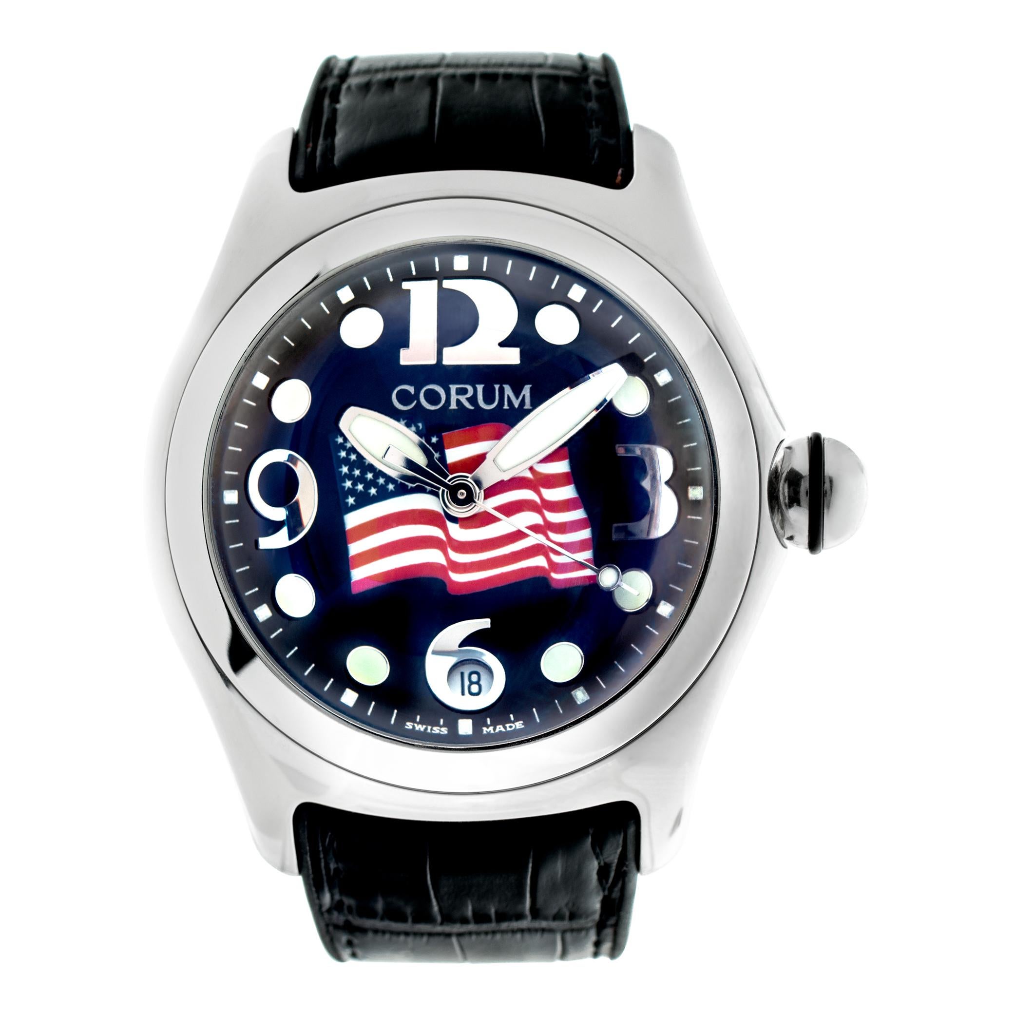 Corum Bubble stainless steel Quartz Wristwatch Ref 163.150.20 For Sale