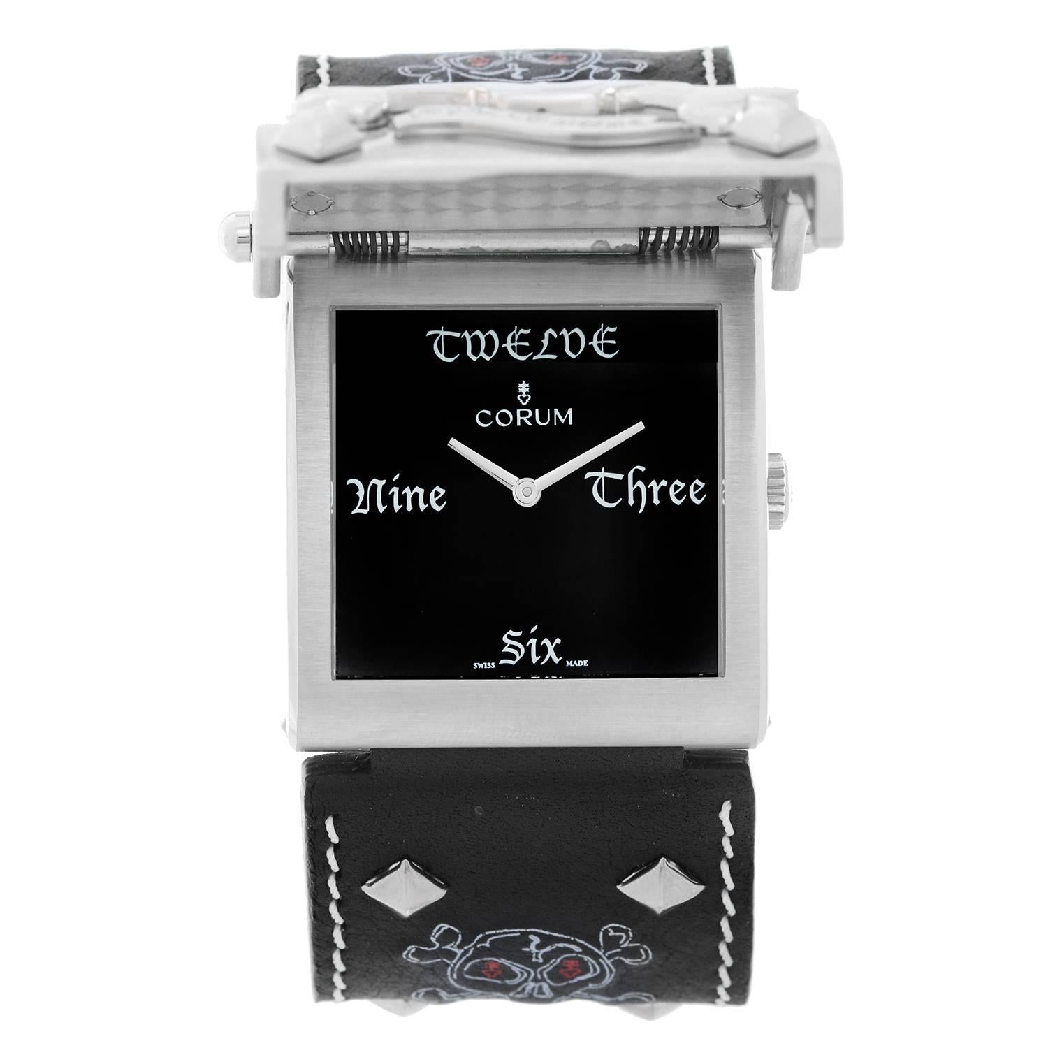 Corum Stainless Steel Buckingham Wunderkammer Quartz Wristwatch 2