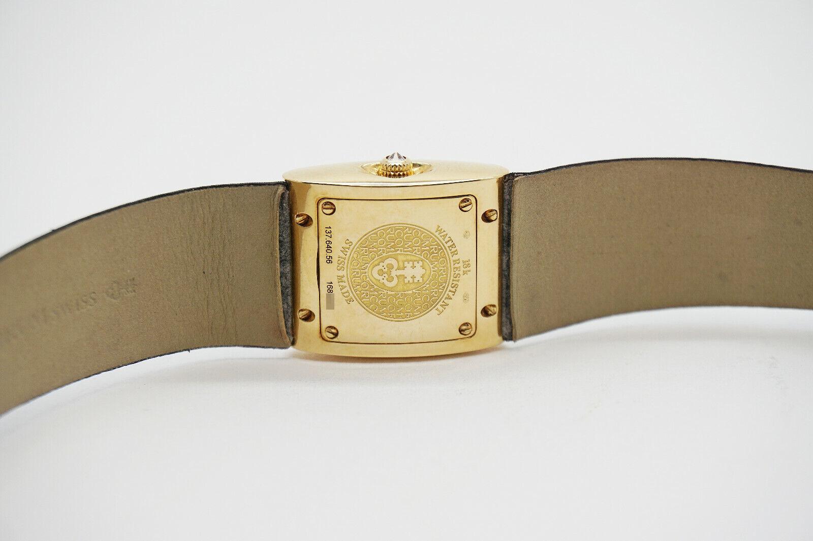 Corum Butterfly 18k Yellow Gold Ladies Watch 24mm Model 137.640.56 For Sale 1