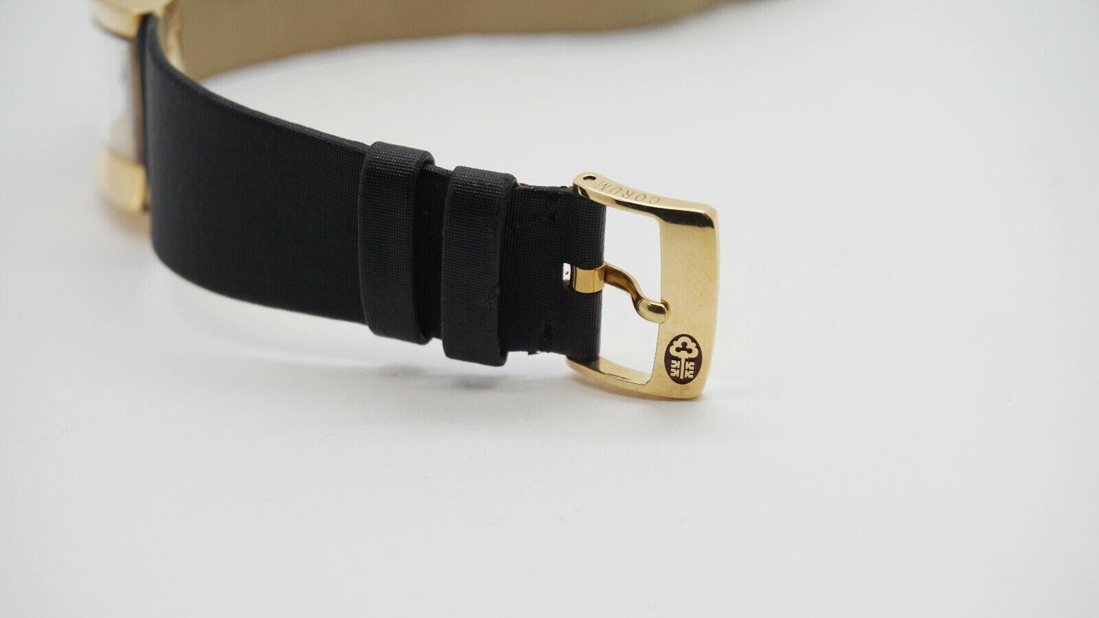 Corum Butterfly 18k Yellow Gold Ladies Watch 24mm Model 137.640.56 For Sale 3