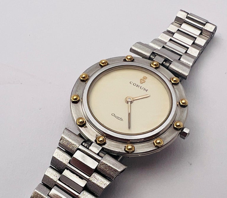 Corum Clipper Club 29mm Ivory Dial Stainless Steel and 18k Gold