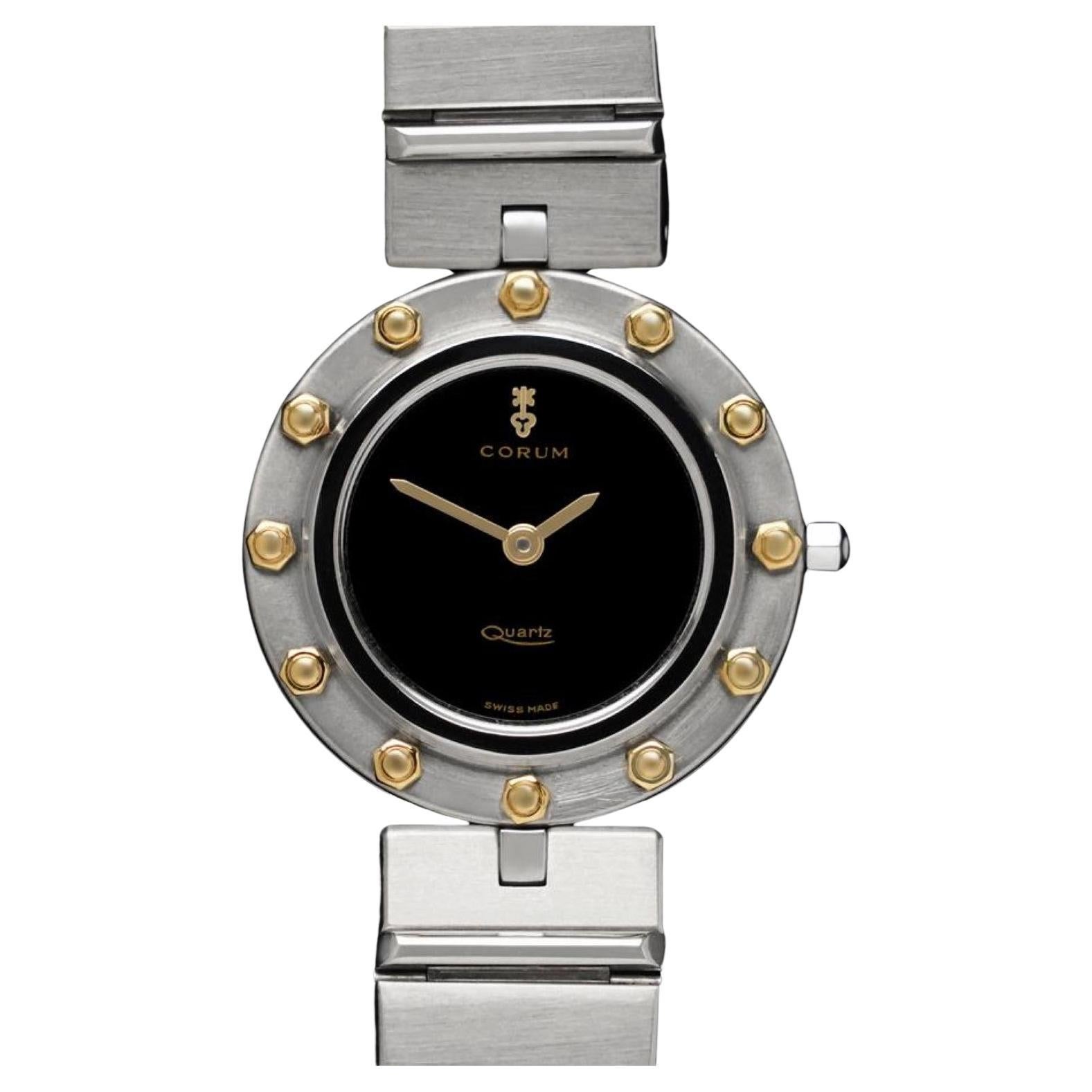 Corum Clipper Club Ladies 2-Tone Quartz Watch - Stainless Steel & 18K Gold