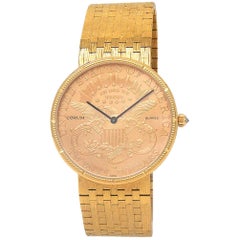 Corum Coin $20 Coin, Gold Dial, Certified and Warranty