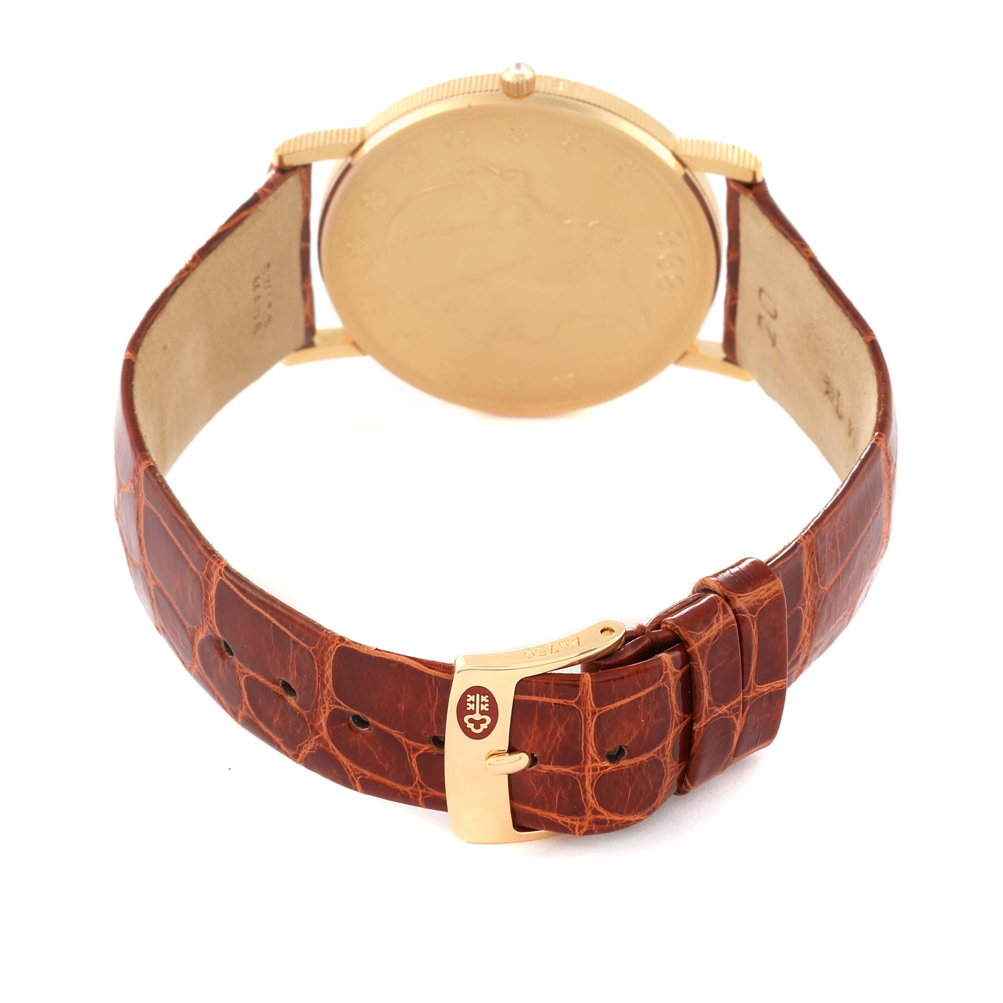Corum Coin 20 Dollars Double Eagle Yellow Gold Mens Watch 4708590 3