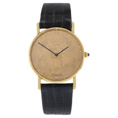 Retro Corum Coin Watch 18K and 22K Gold
