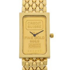 Corum Credit Suisse 10g. 999.9 Pure Gold and 18 Karat Yellow Gold Ladies Watch