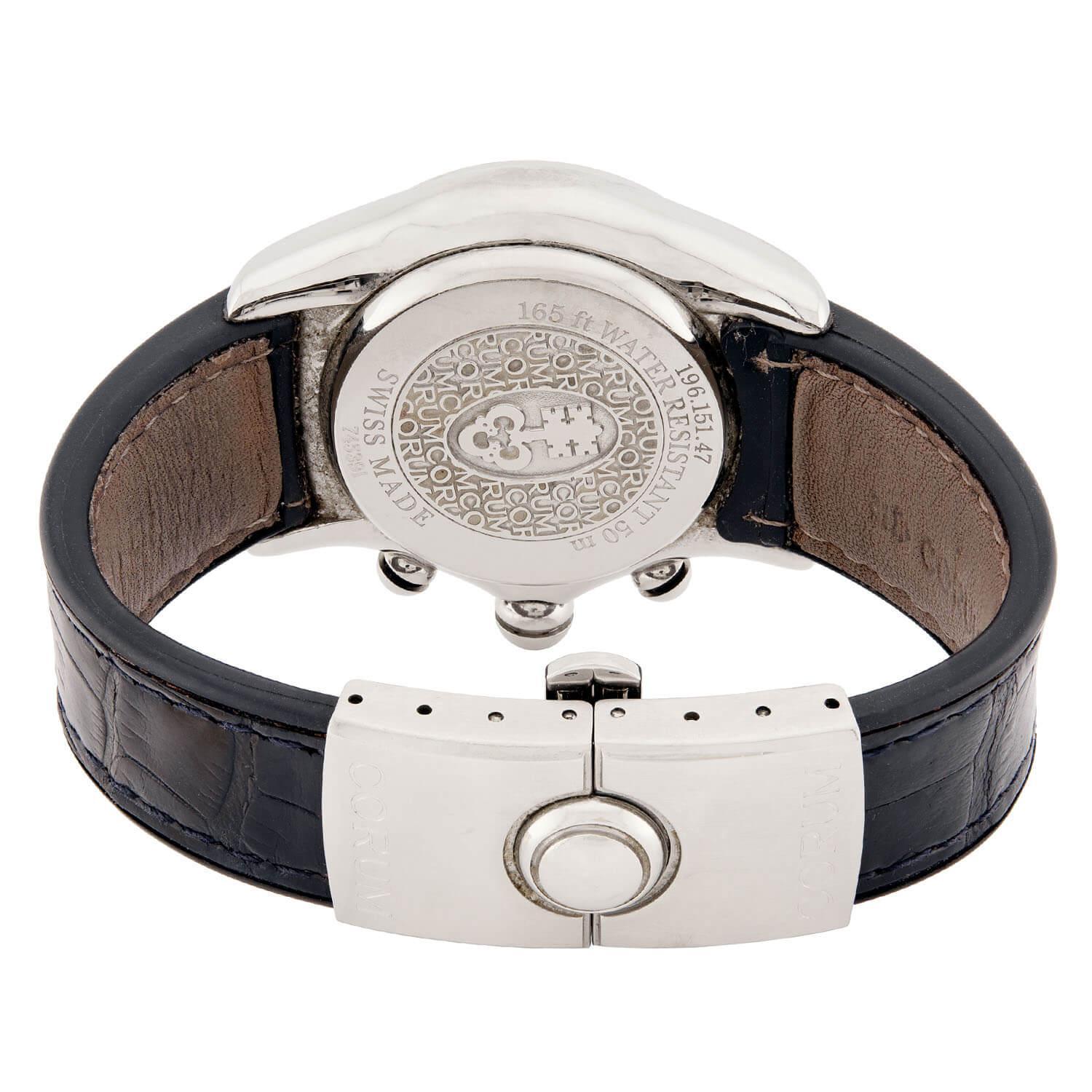 Modern CORUM Estate Stainless Steel Diamond Ladies 