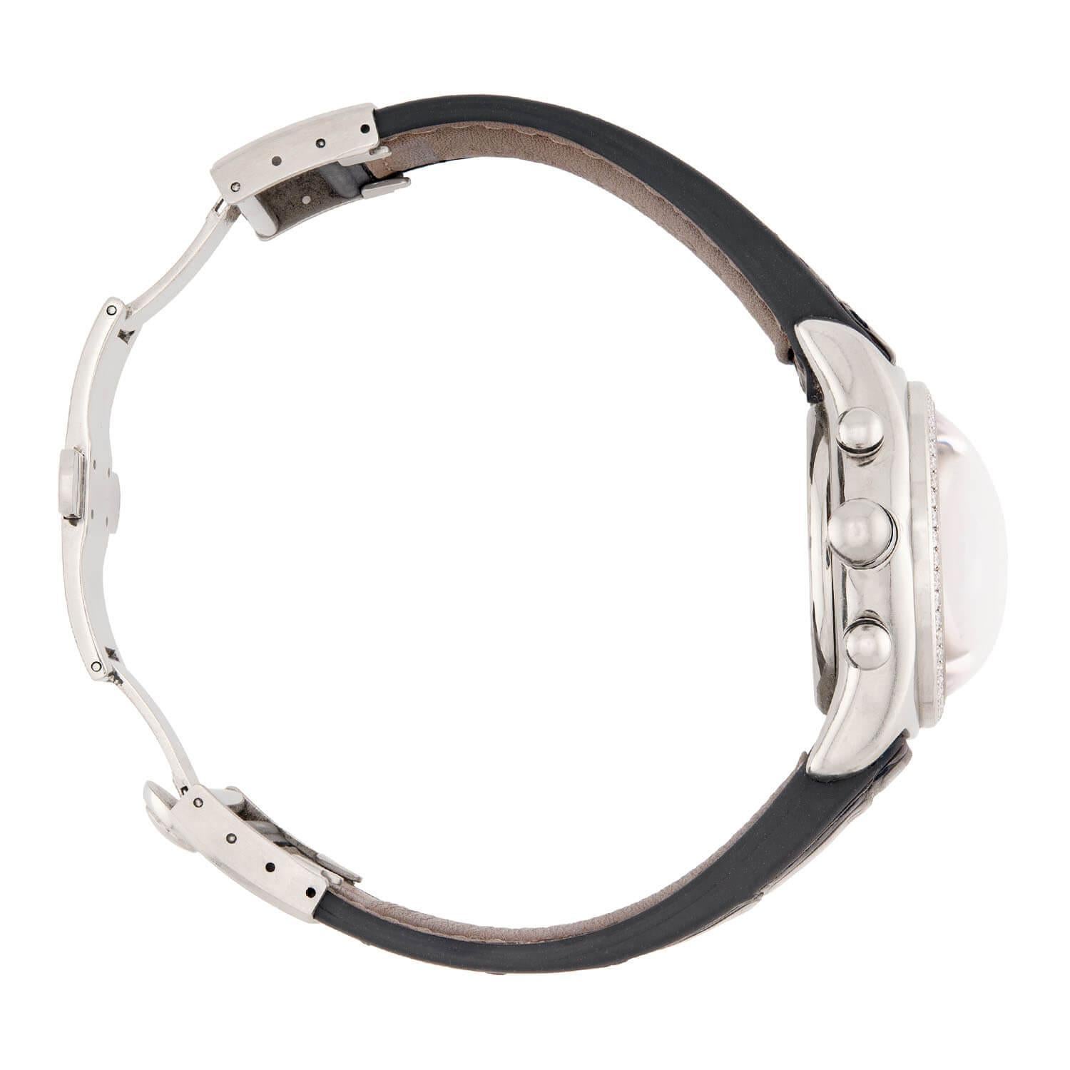 Uncut CORUM Estate Stainless Steel Diamond Ladies 