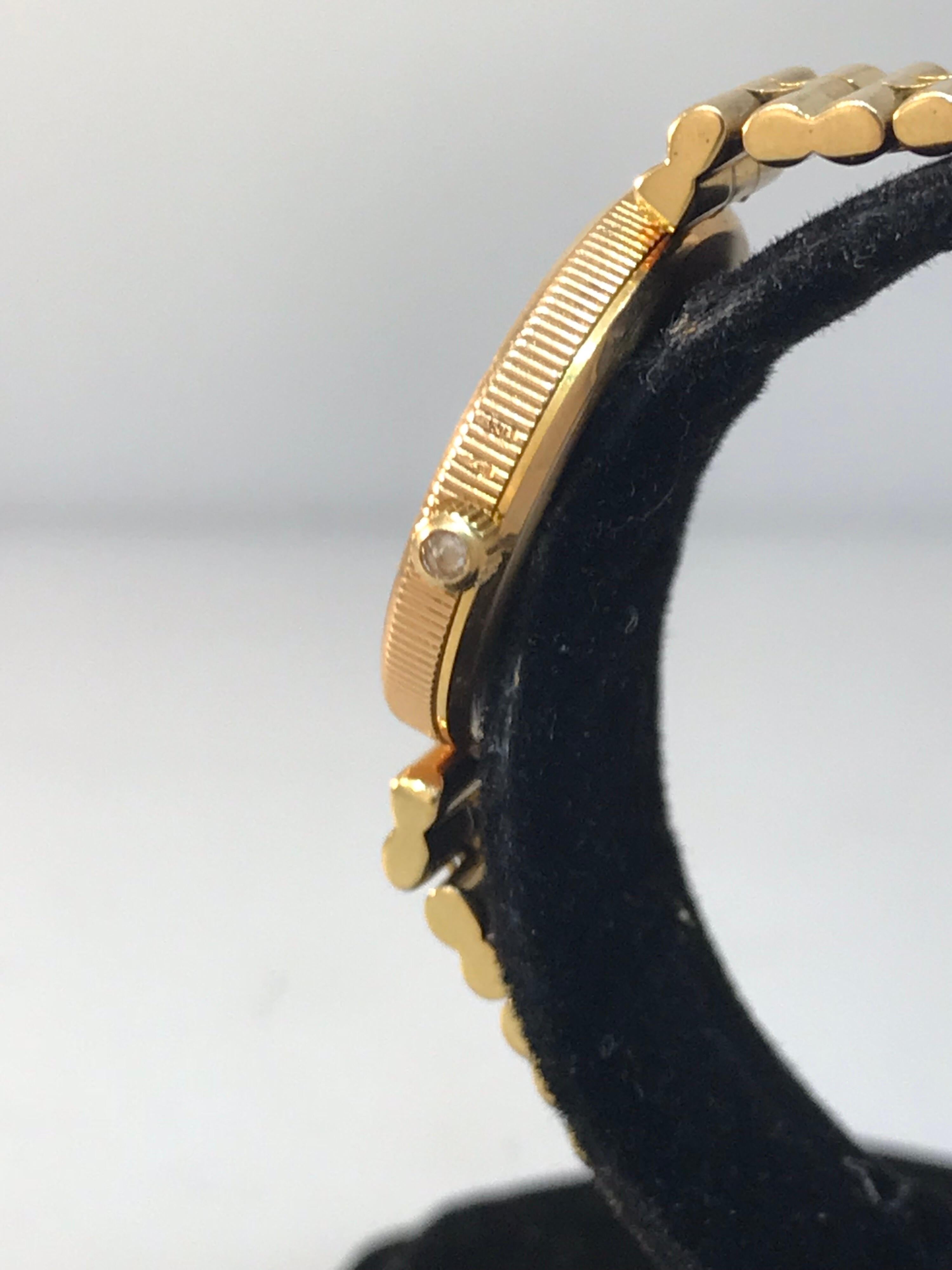 Corum Gold Coin 18 Karat Yellow Gold Bracelet Ladies Watch 3034856 New For Sale 1