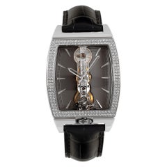 Corum Golden Bridge 18k white gold Manual Wristwatch Ref 113.151.69/0001 FK 01