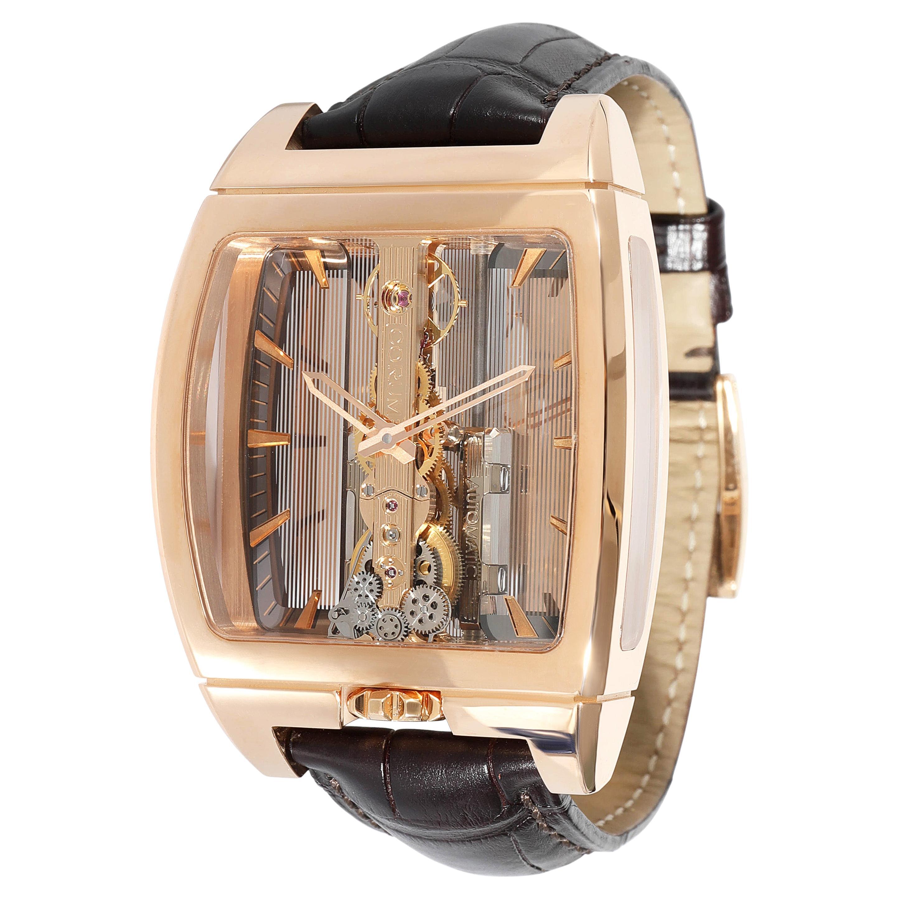 Corum Golden Bridge 313.165.55/0002 GL 10R Men's Watch in 18kt Rose Gold