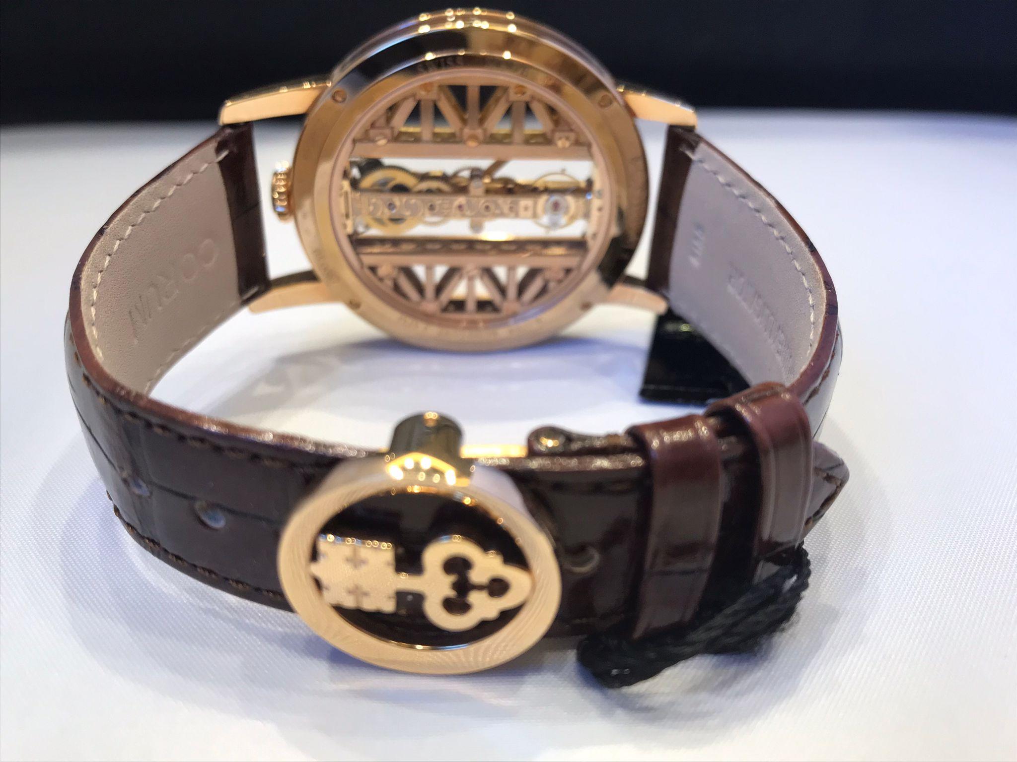 corum golden bridge rose gold