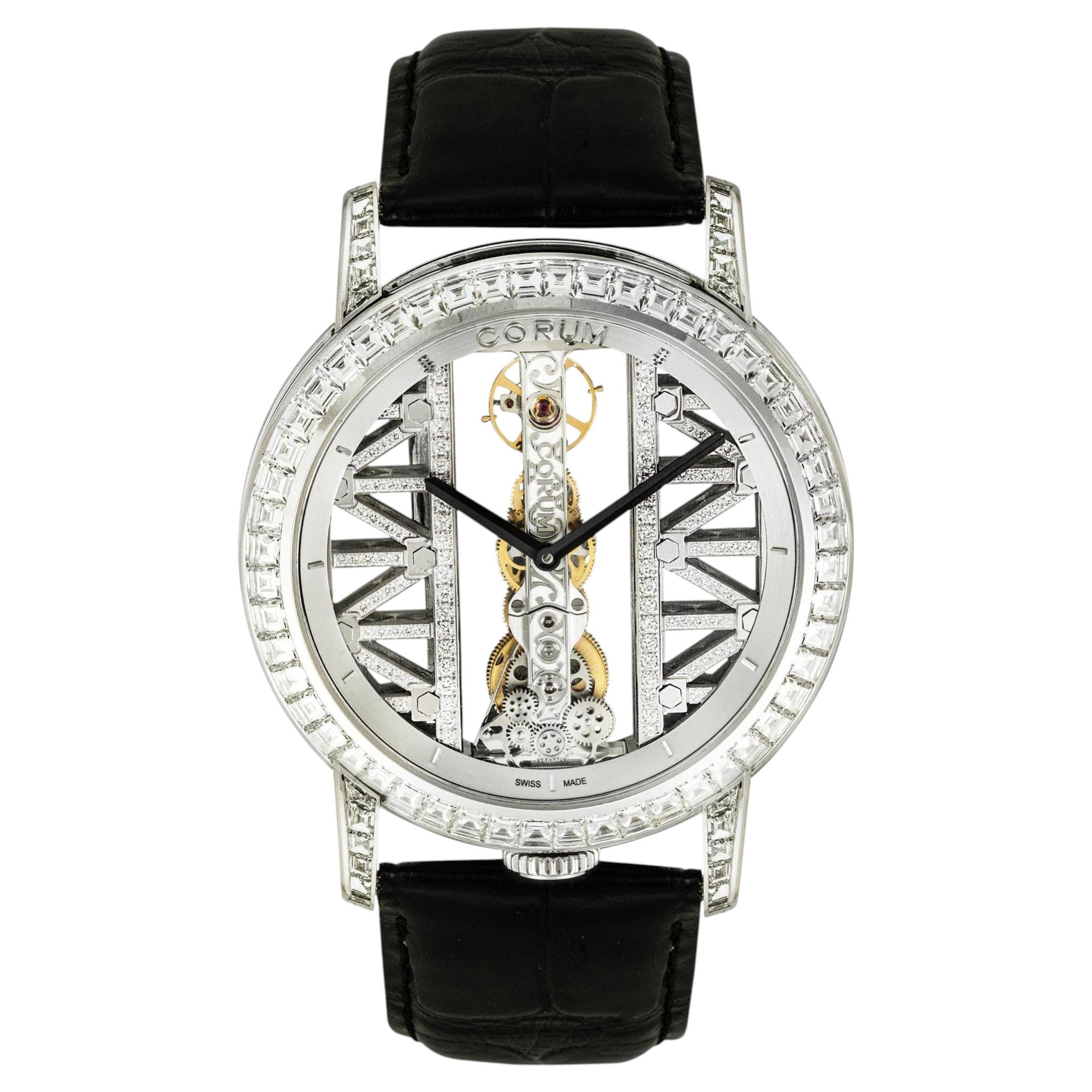 Corum Golden Bridge Ltd Edition Diamond Set NOS 43mm B113/04069