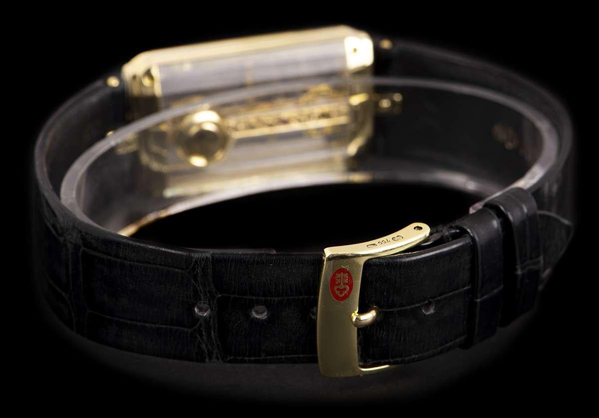 Corum Golden Bridge Mid-Size 18 Karat Yellow Gold Skeleton Dial 13.150.56 1