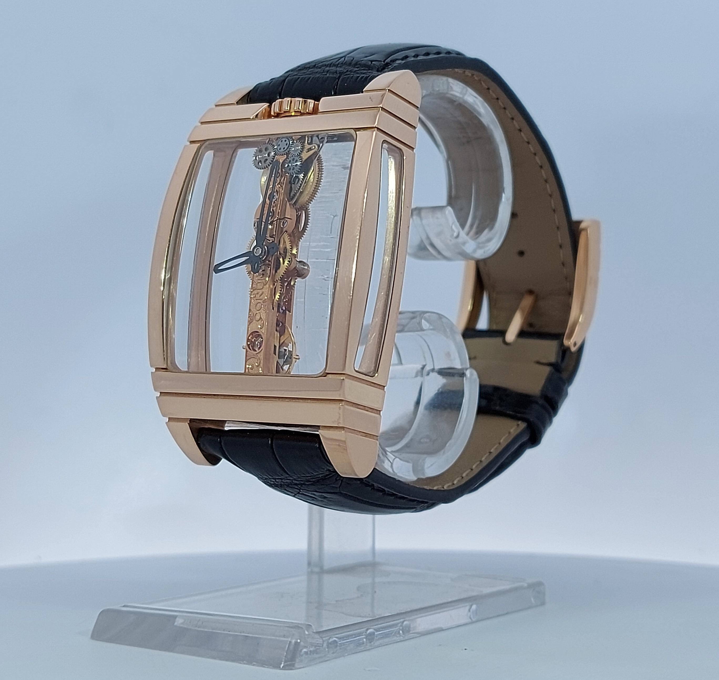 corum golden bridge rose gold