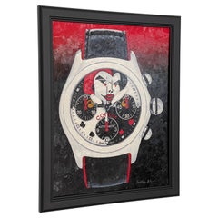 Corum Joker Calendar Chronograph wall art oil painting