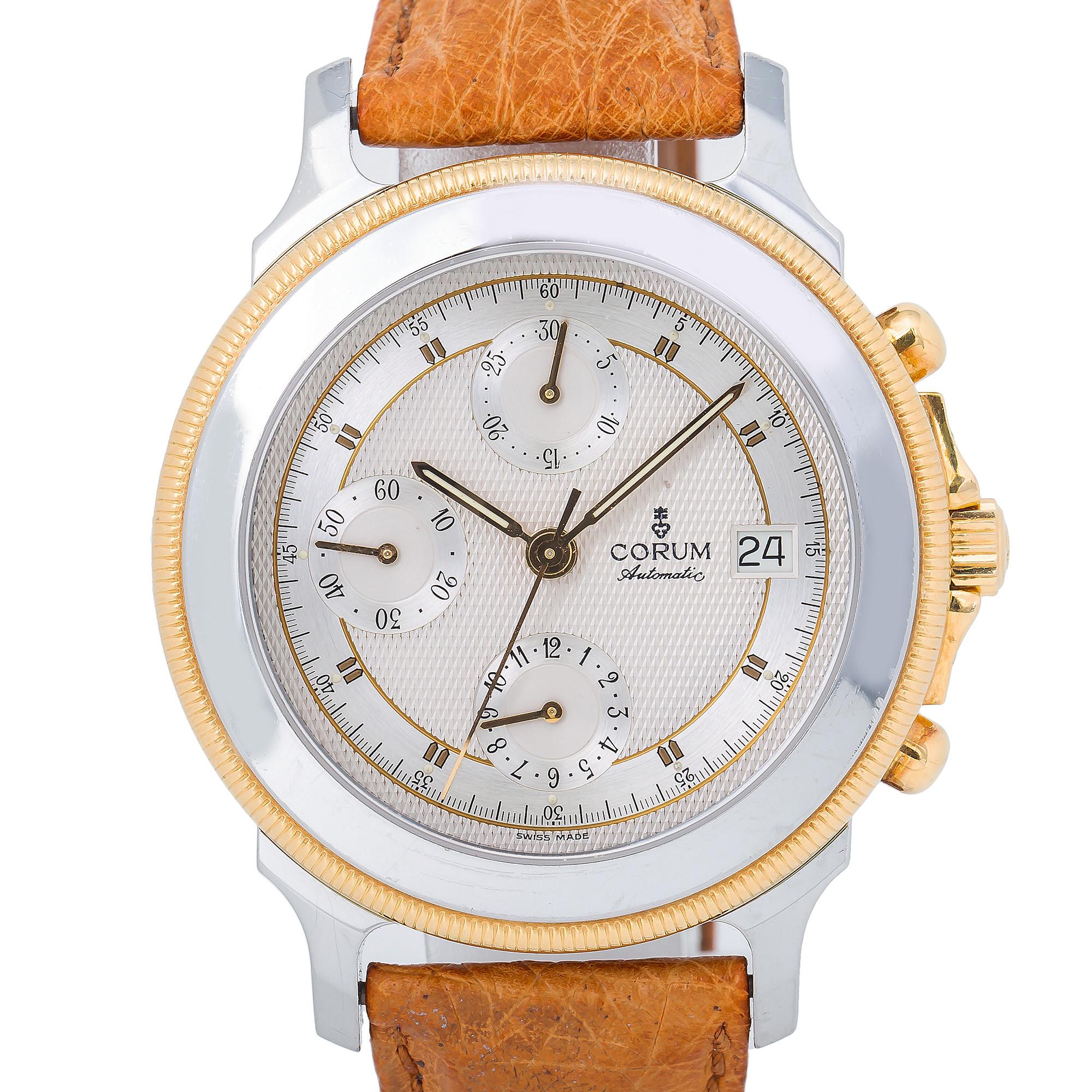 Contemporary Corum Les Temps Mecanique 77.111.21, Silver Dial, Certified and Warranty