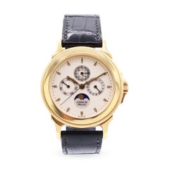 Corum Limited Edition Perpetual Calendar Temps Mecanique 18K Yellow Gold watch