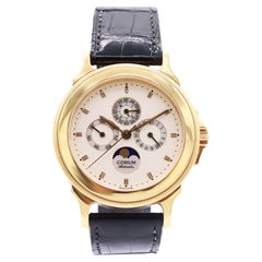 Orologio Corum Calendario Perpetuo in edizione limitata Temps Mecanique in oro giallo 18 carati