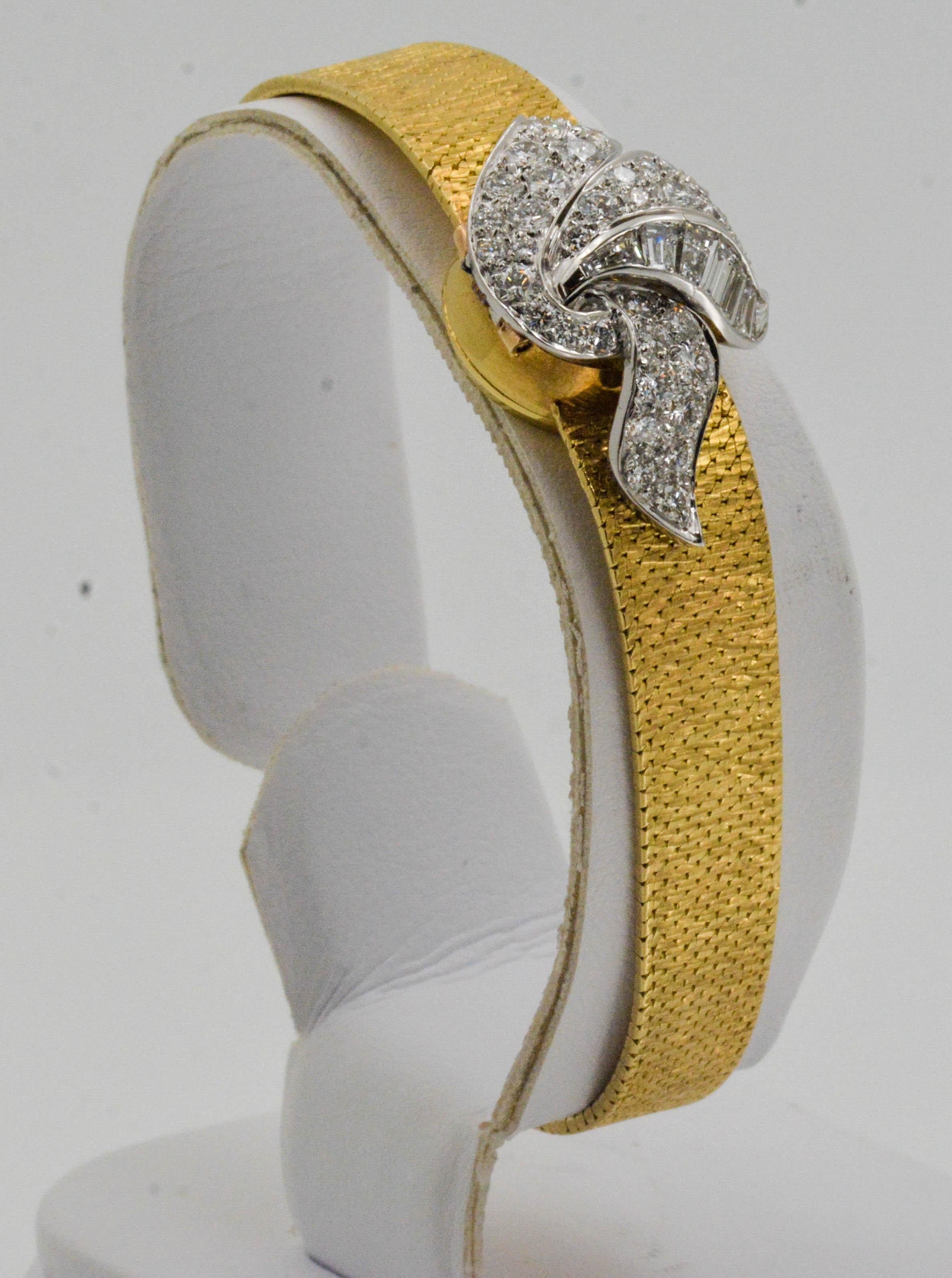 Corum Linz Swiss Made Pave Diamond Lid Ladies Bracelet Watch 1