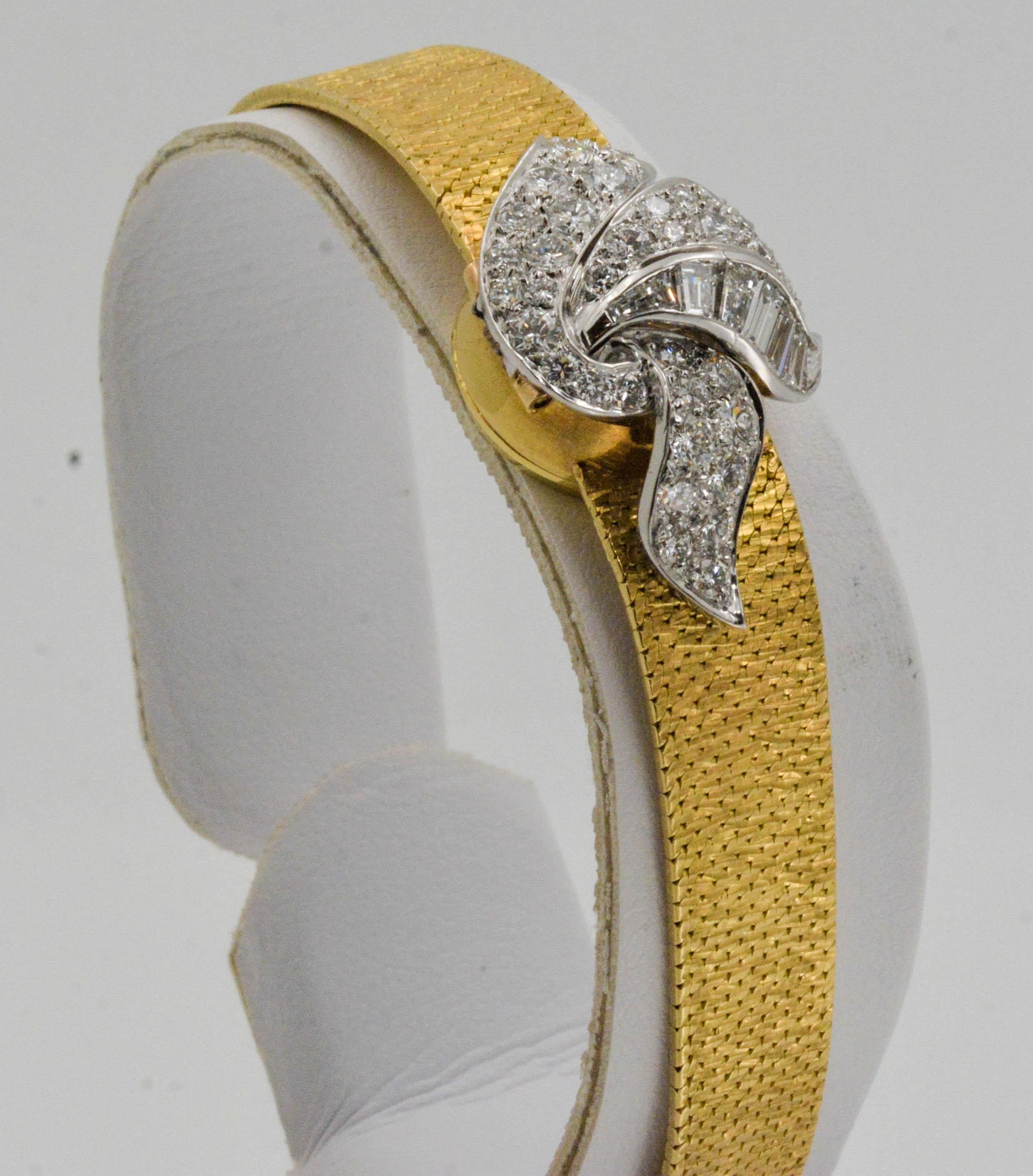 Corum Linz Swiss Made Pave Diamond Lid Ladies Bracelet Watch 2