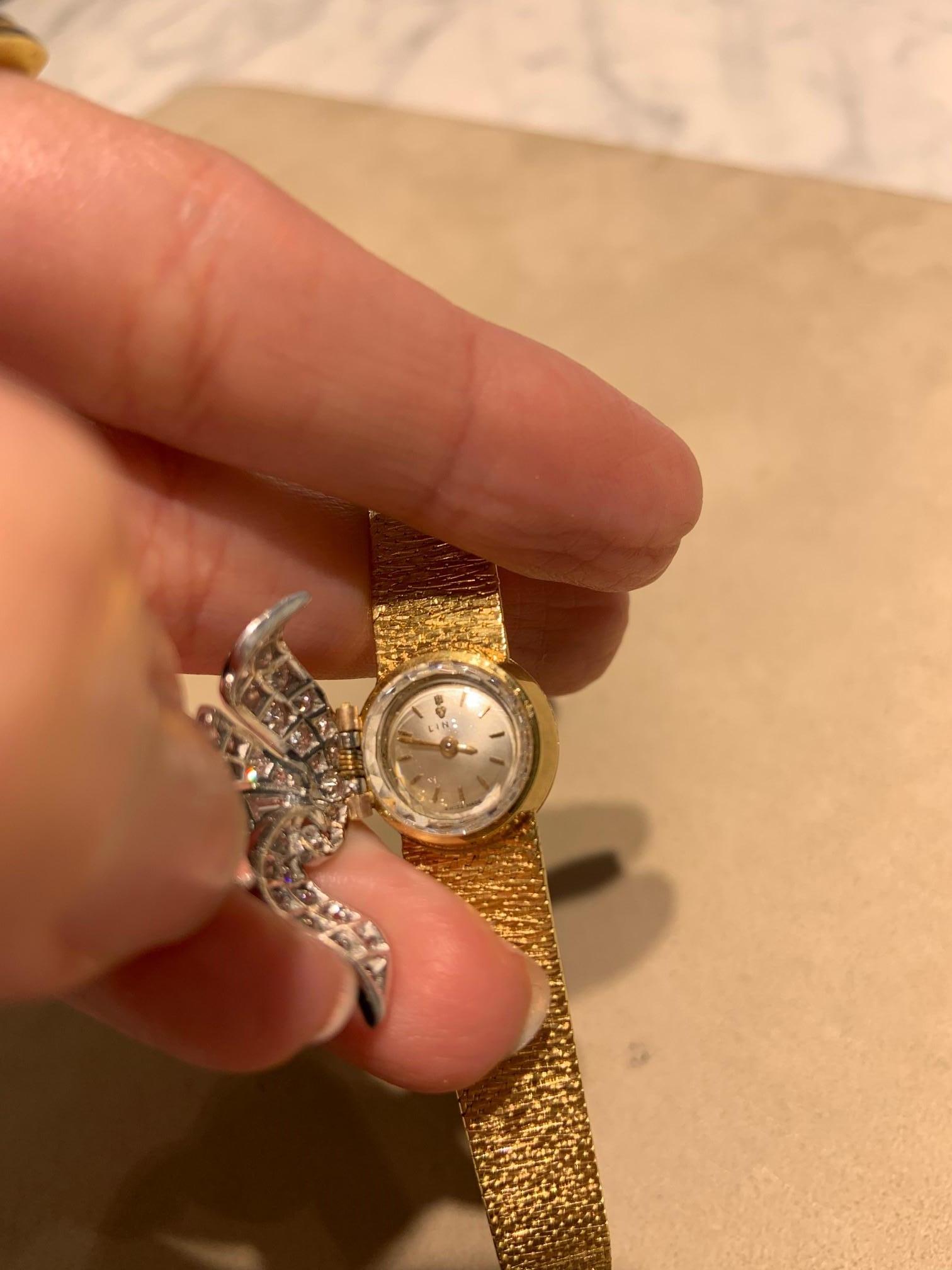 Corum Linz Swiss Made Pave Diamond Lid Ladies Bracelet Watch 5