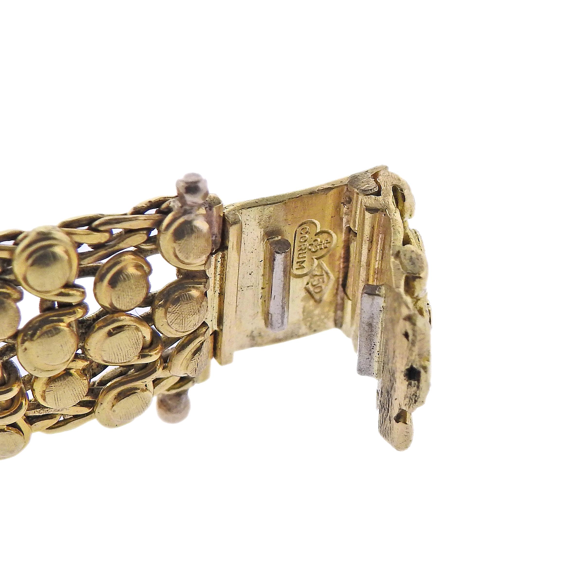 Corum Mid Century Gold Lady's Watch Bracelet 2