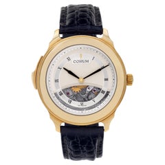 Retro Corum Minute Repeater 18k Yellow Gold Wristwatch