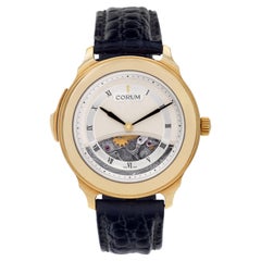 Corum Minute Repeater Watch in Yellow Gold, Limited Edition with Cutout