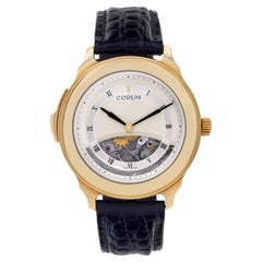 Retro Corum Minute Repeater Watch in Yellow Gold, Limited Edition with Cutout