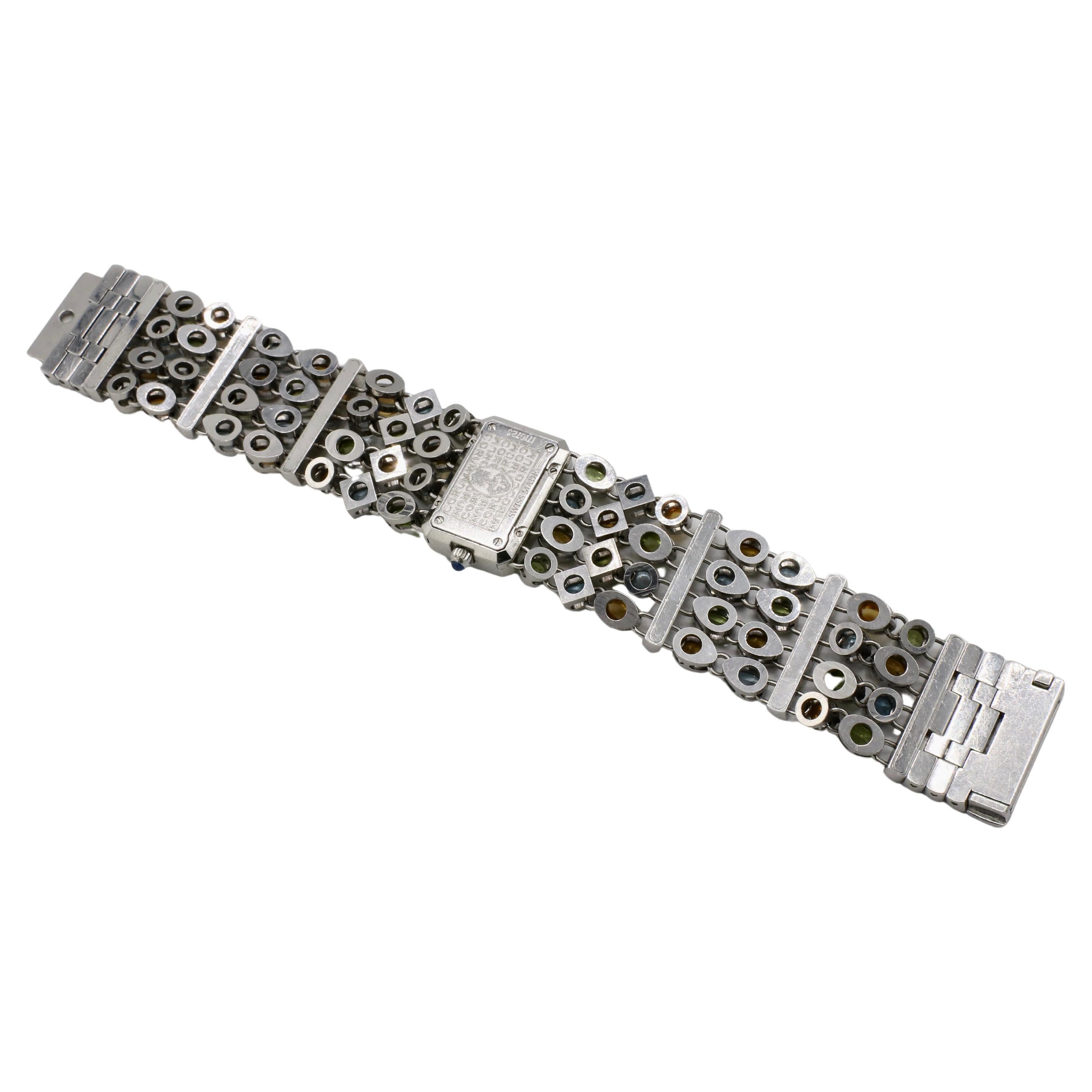 Montre Corum Montre Pot-Pourri pour femme avec diamants naturels et pierres précieuses 137.520.47 Pour femmes en vente