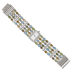 Vintage Corum Montre Pot-Pourri Natural Diamond & Gemstone Ladies Watch 137.520.47