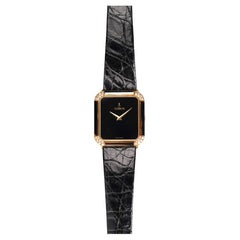 Corum Onyx Tank Watch in 18K Yellow Gold, 1980s