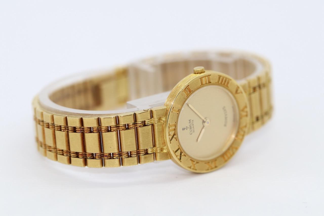 Women's Corum Romulus Ladies Wrist Watch, 18 Karat Gold