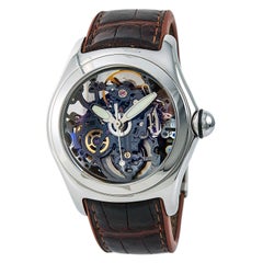 Used Corum Skeleton Bubble 082.150.20 Men's Automatic Watch Skeleton Dial