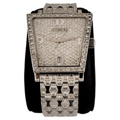 Used Corum Stainless Steel Watch with Diamonds